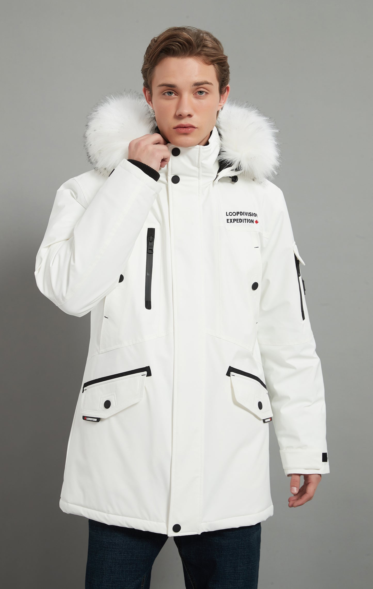 Roger Homme Veste Isolée Blanc