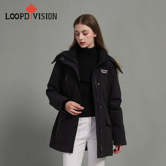 Coco Women’s Winter Parka for Extreme Weather Protection-Black