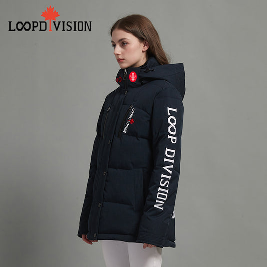 Danna Women’s Winter Parka for Extreme Weather Protection-Glazed Blue