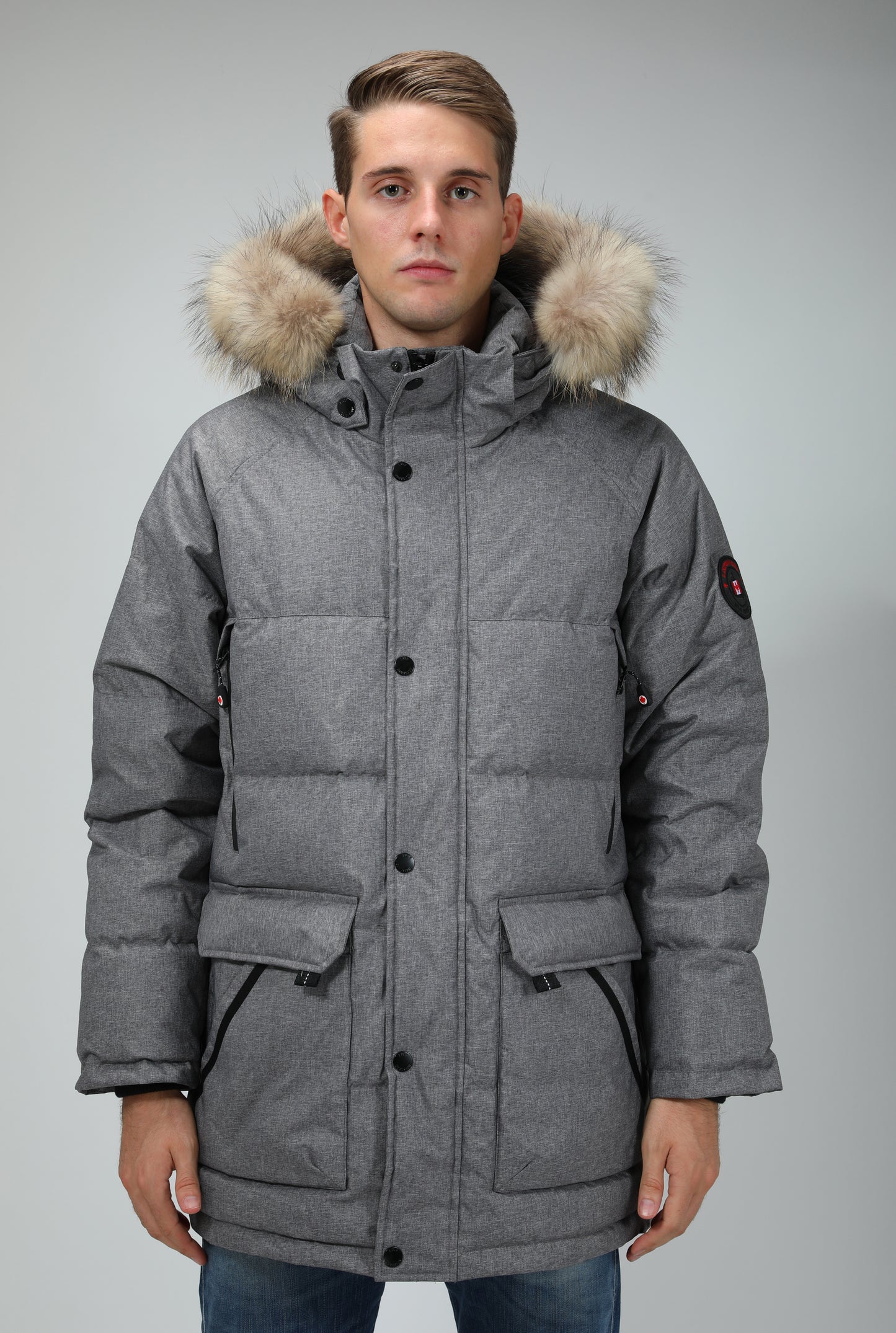 Jackson Men Insulated Jacket Mix Grey