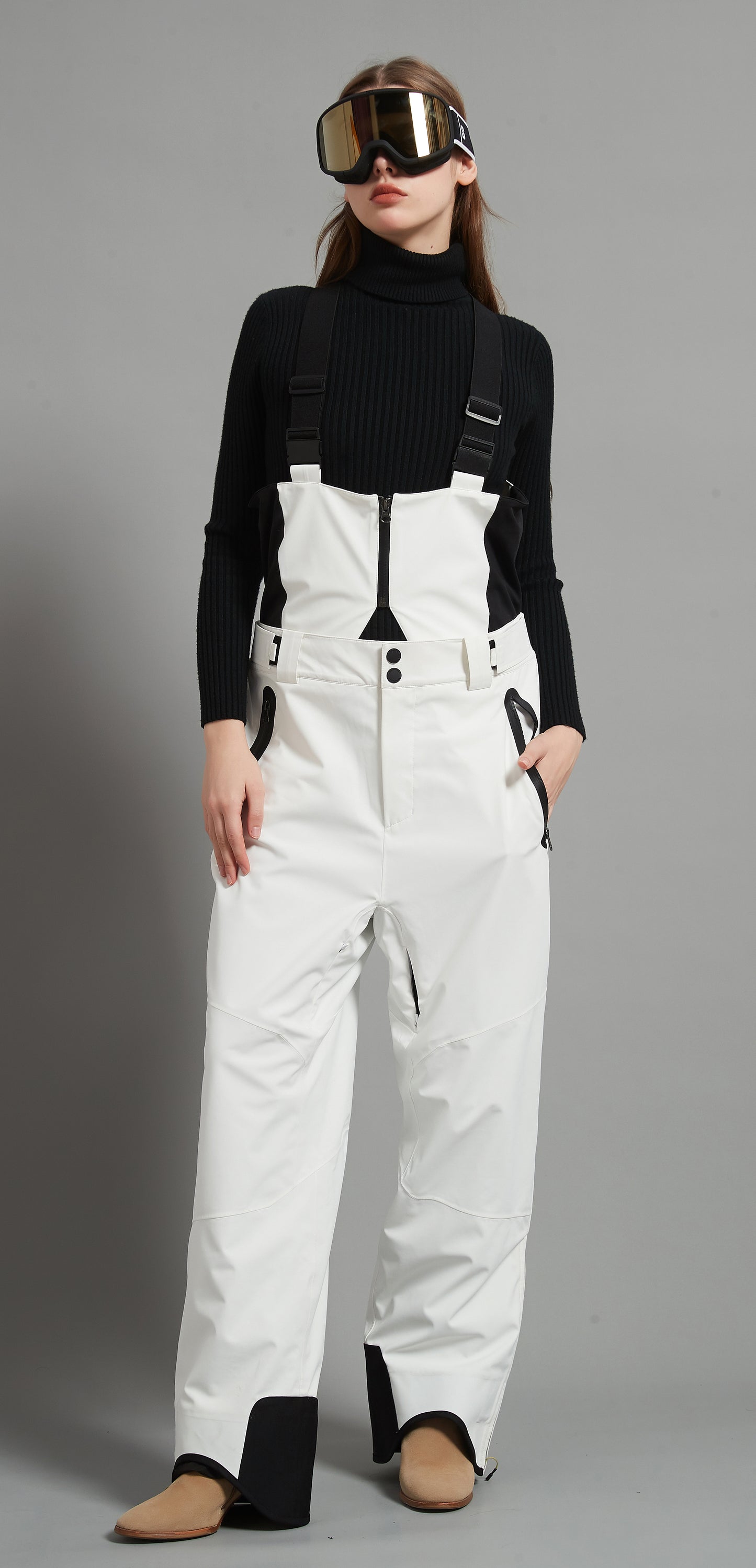 Laval-F Lady Ski  Bib Pant Insulated 3L Dermizax 20K White