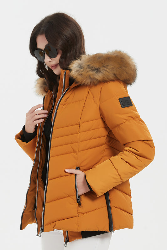 Dorothy Lady Insulated Jacket Mustard Yellow