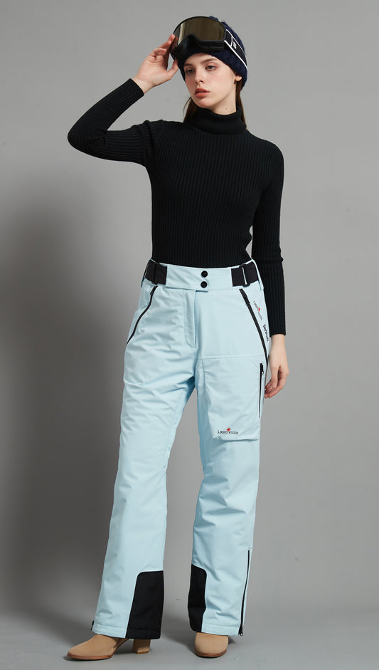 Whistler-F Lady Ski Pant Insulated 3L Dermizax 20K Ice Blue
