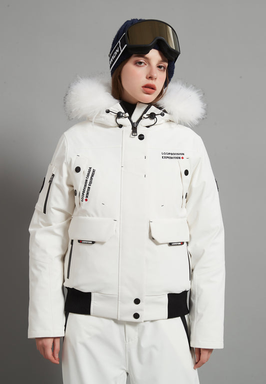 Anita Skidual Lady Ski Jacket Insulated 3L Dermizax 20K White
