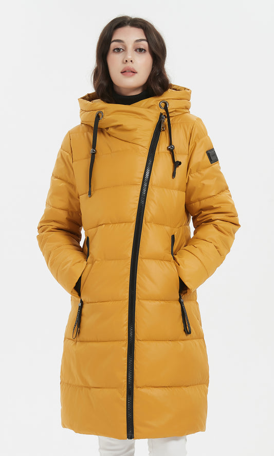 Jennifer Lady Insulated Jacket Mustard Yellow