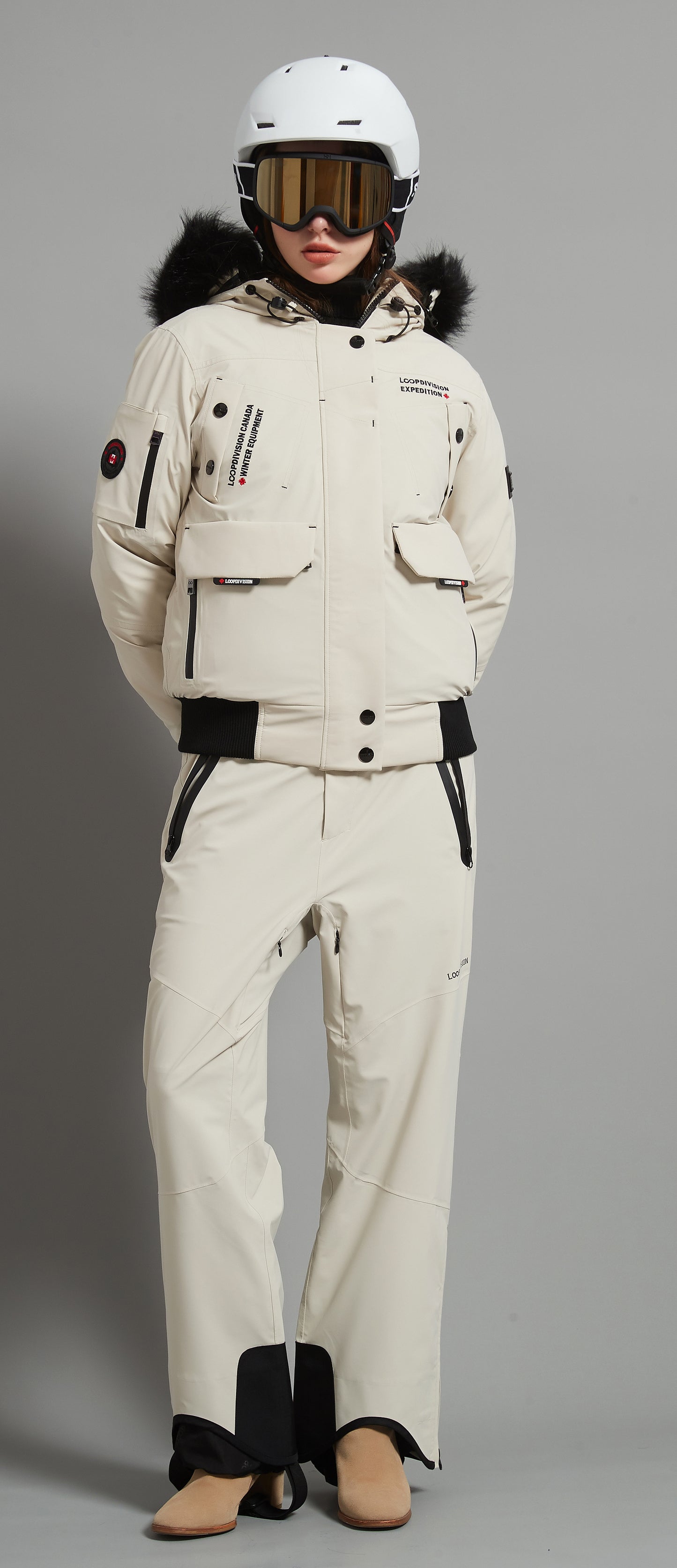 Anita&Laval-F Skidual Lady Ensemble de ski isolé 3L Dermizax 20k Kaki