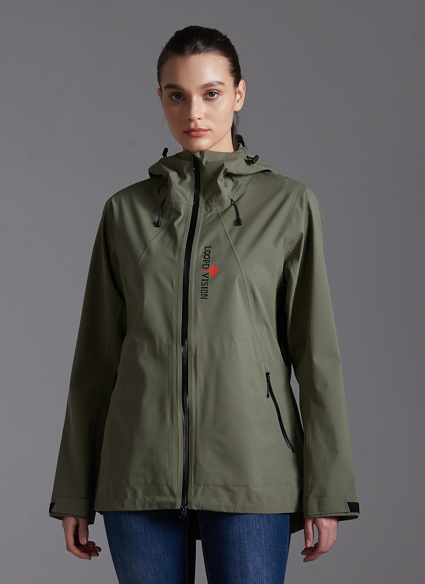 Maya Lady Soft Shell Jacket 2.5L Olive Green