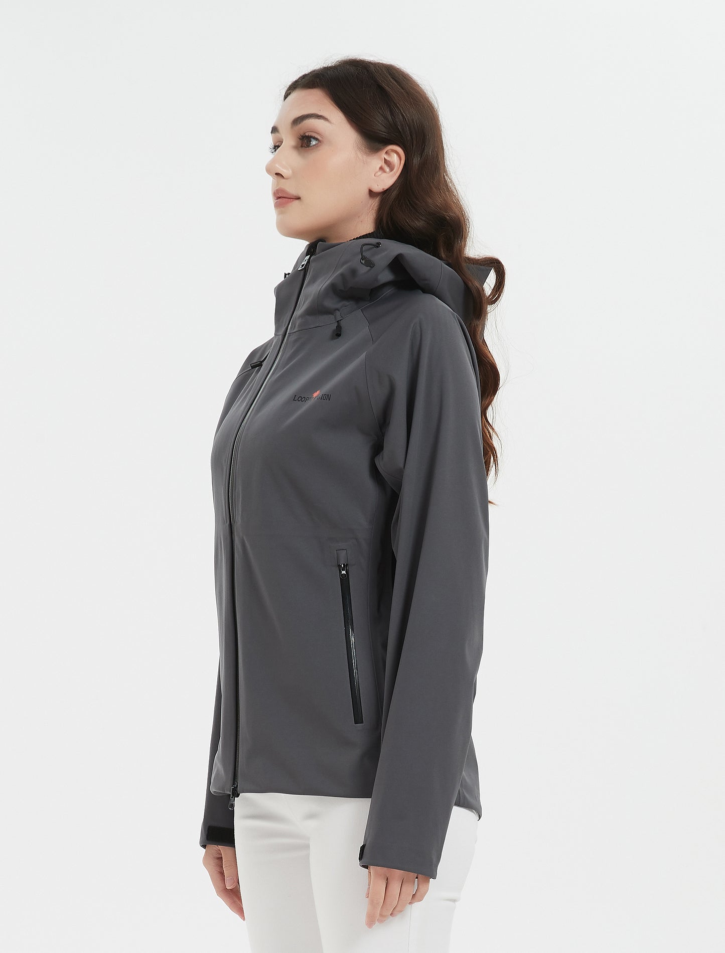 Nan-F Lady Knit Veste 3L Gris