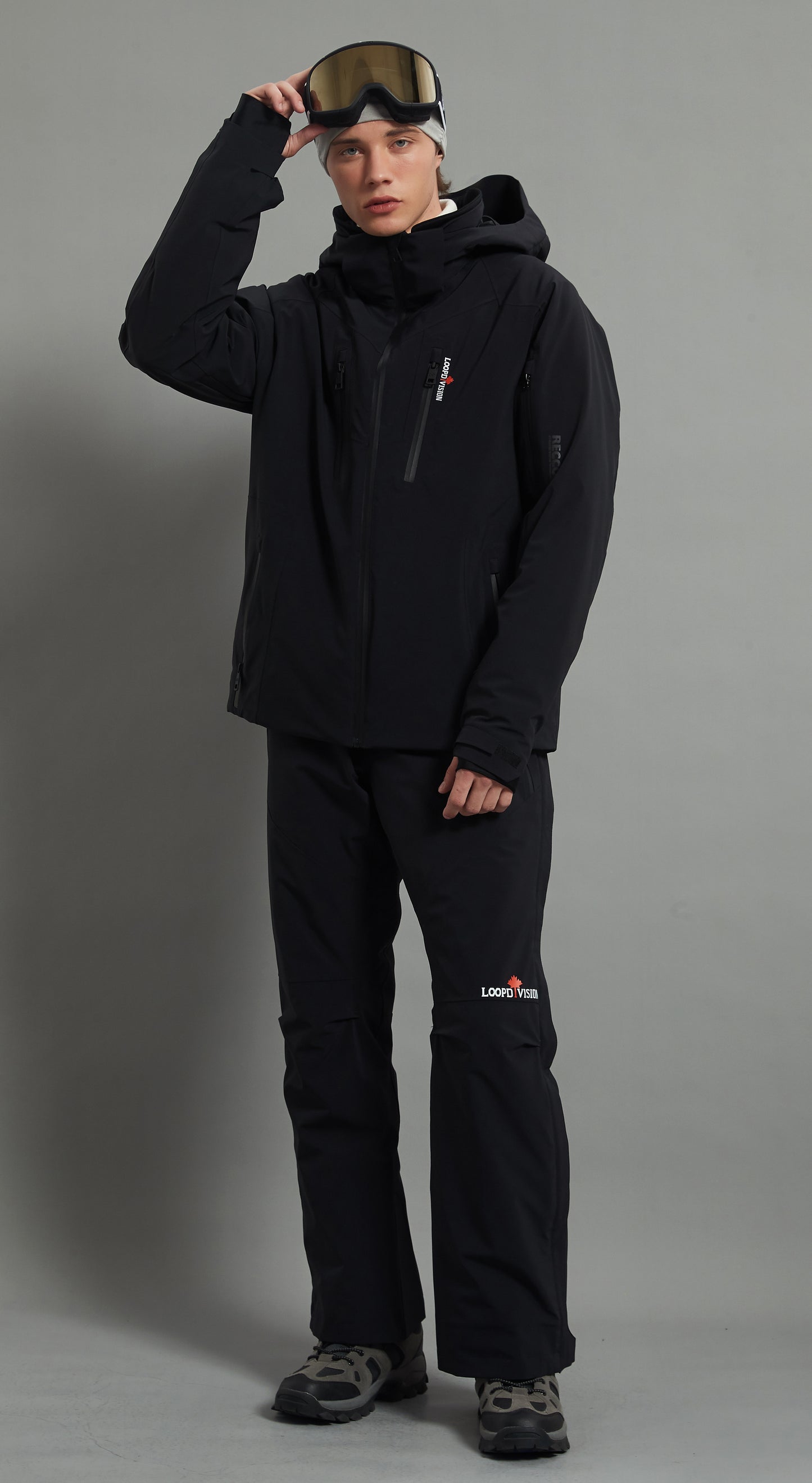 Bruce&Kingston Skidual Men Ensemble de ski isolé 3L Dermizax 20k Noir