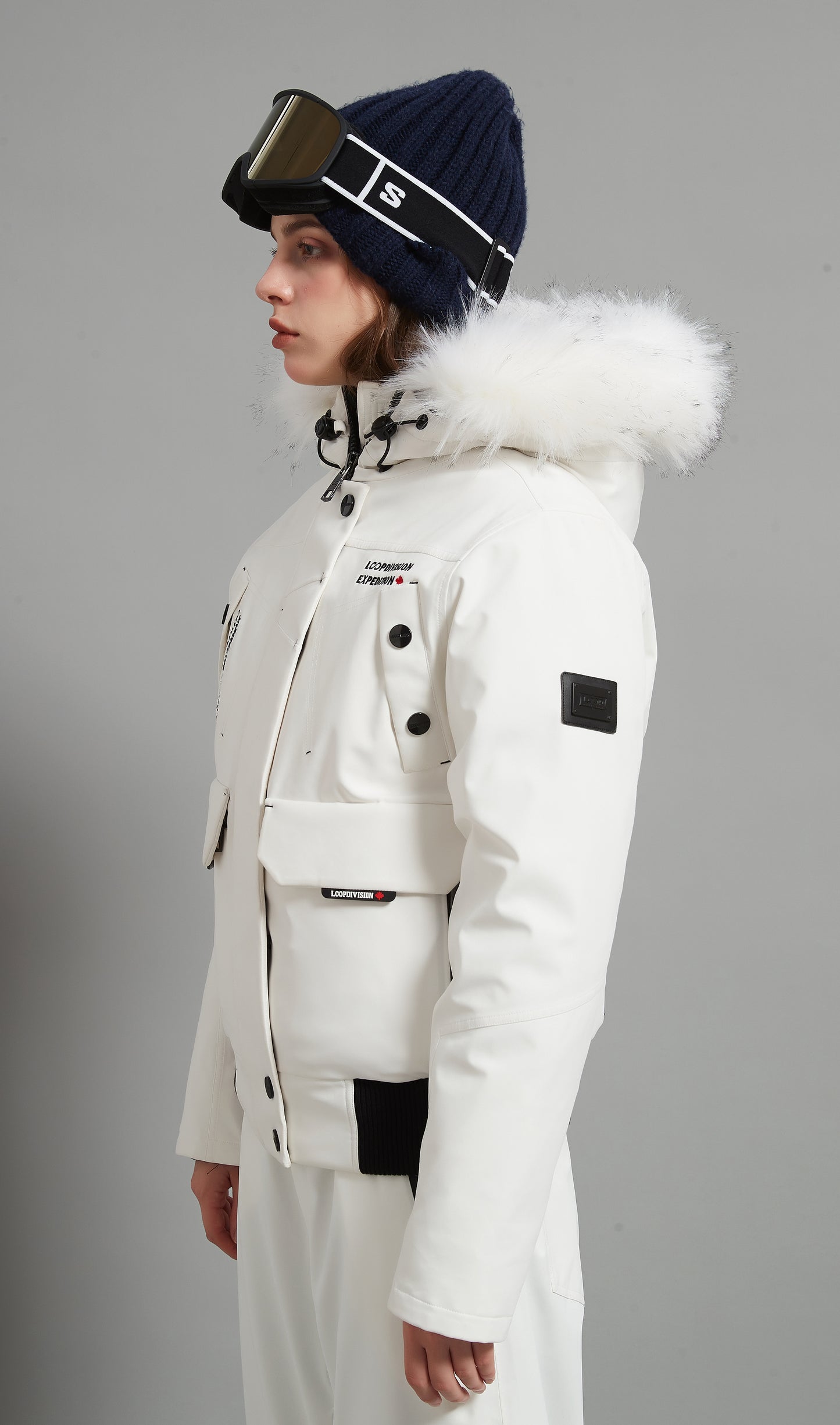 Anita Skidual Lady Ski Jacket Insulated 3L Dermizax 20K White