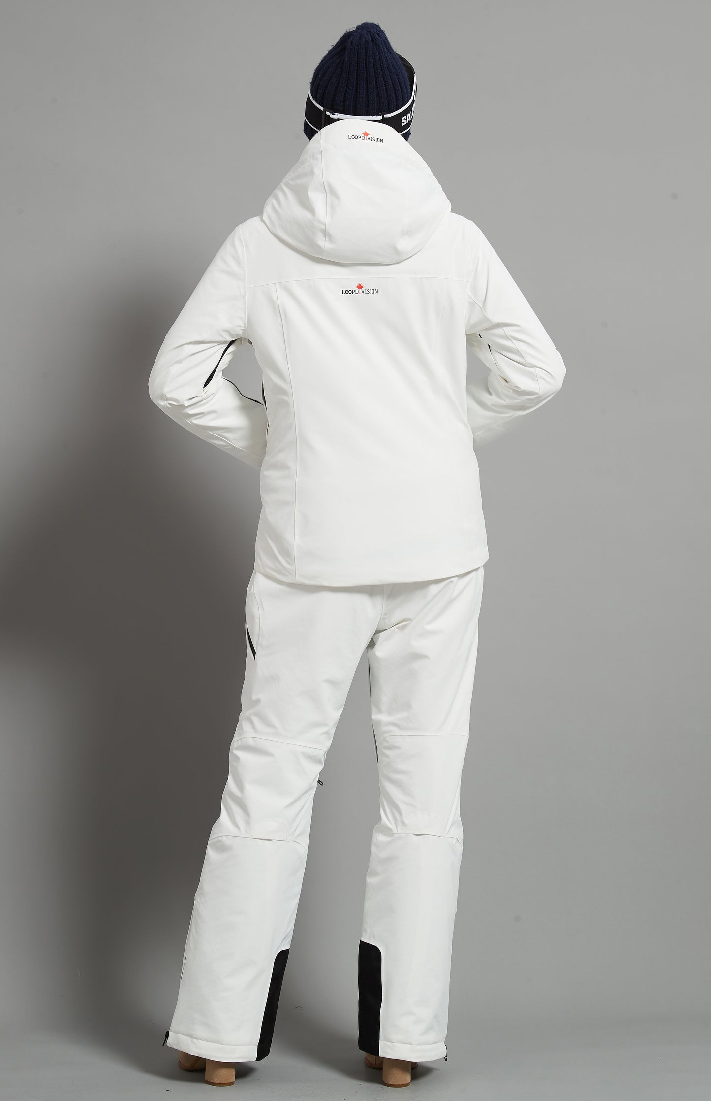 Flora&Whistler-F Skidual Lady Ski Set Insulated 3L Dermizax 20k White