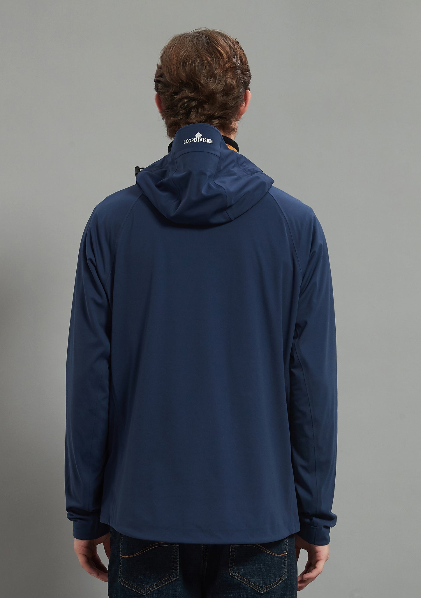 Nan-M Men Soft Shell Hiking Jacket 3L Navy Blue