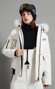 Anita Skidual Lady Ski Jacket Insulated 3L Dermizax 20K White