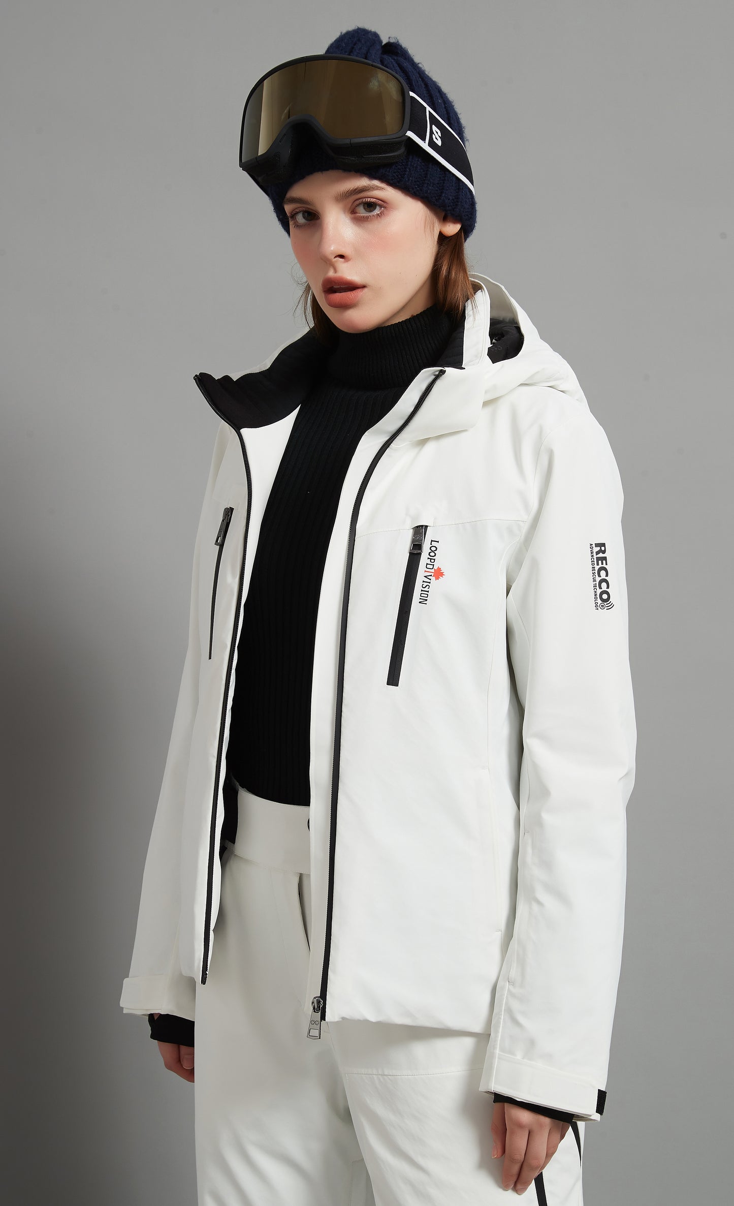Flora Skidual Lady Ski Jacket Insulated 3L Dermizax 20K White