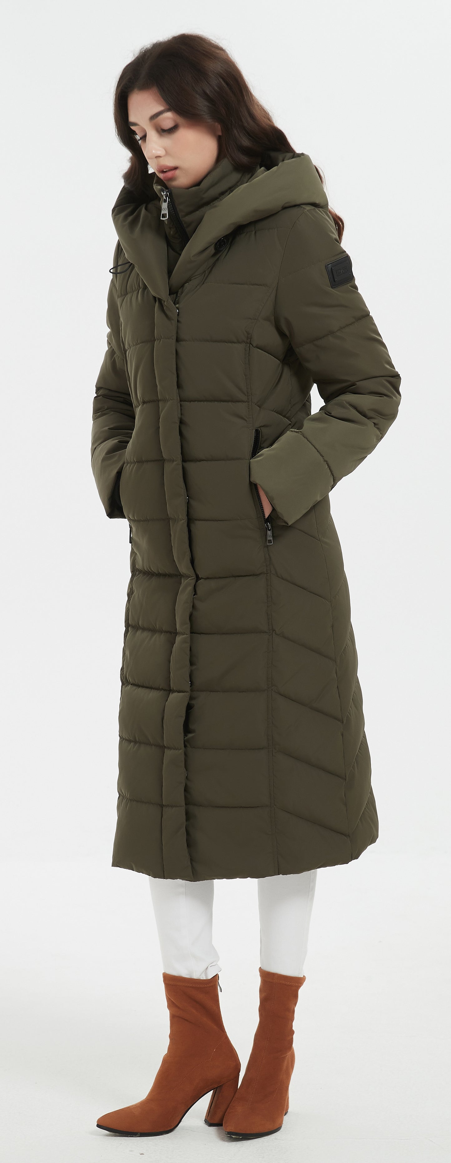 Mary Lady Insulated Jacket Khaki