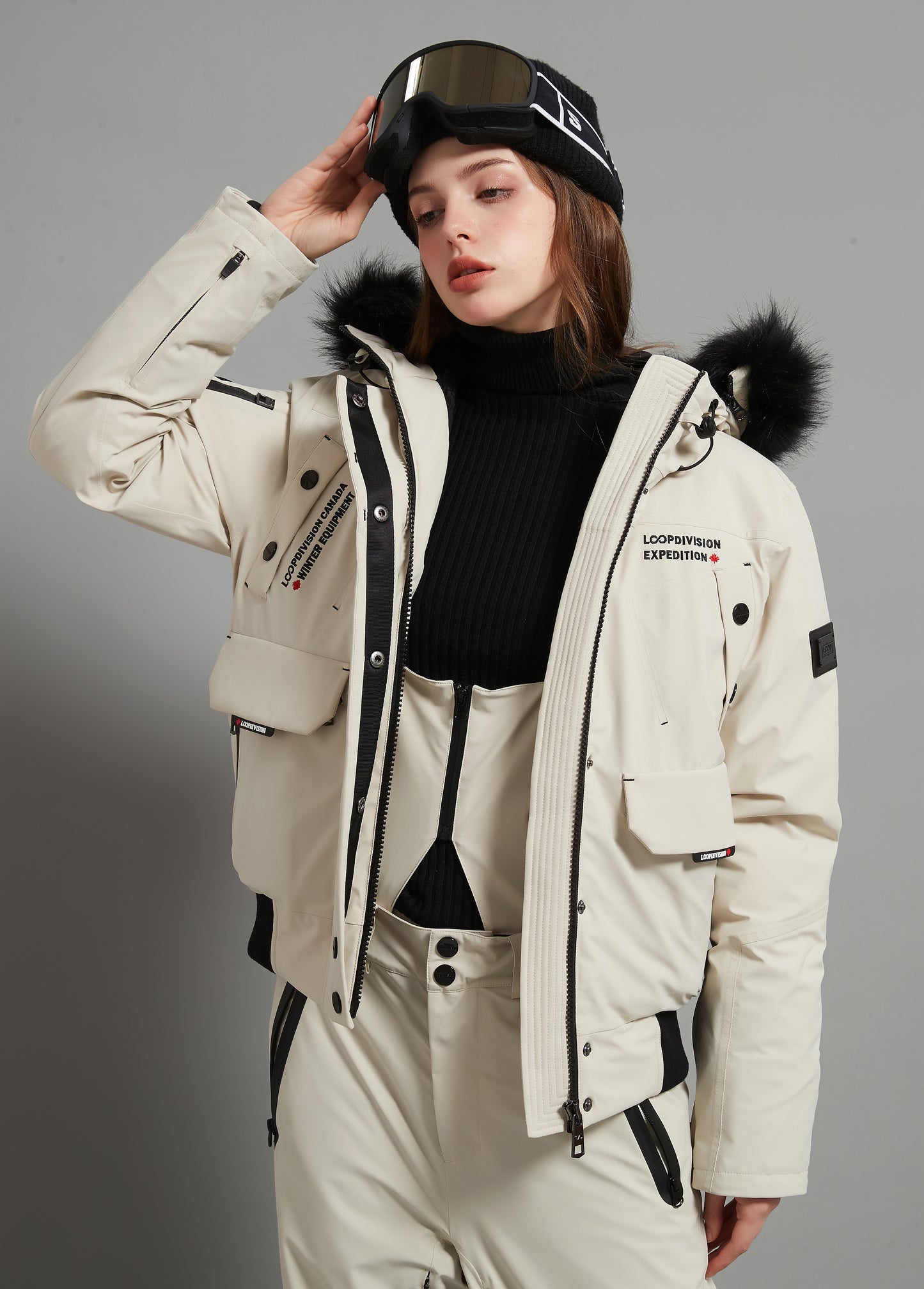 Anita Skidual Lady Ski Jacket Insulated 3L Dermizax 20K Khaki