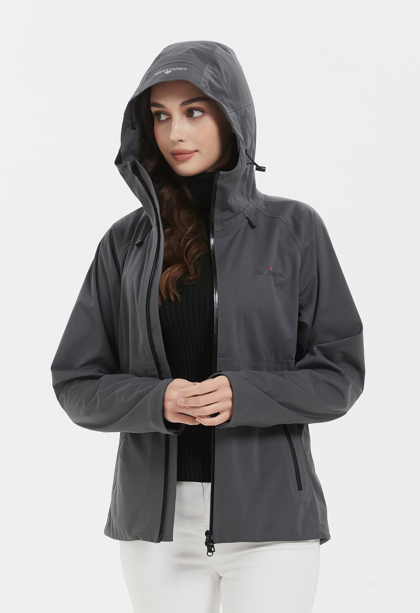 Nan-F Lady Knit Veste 3L Gris