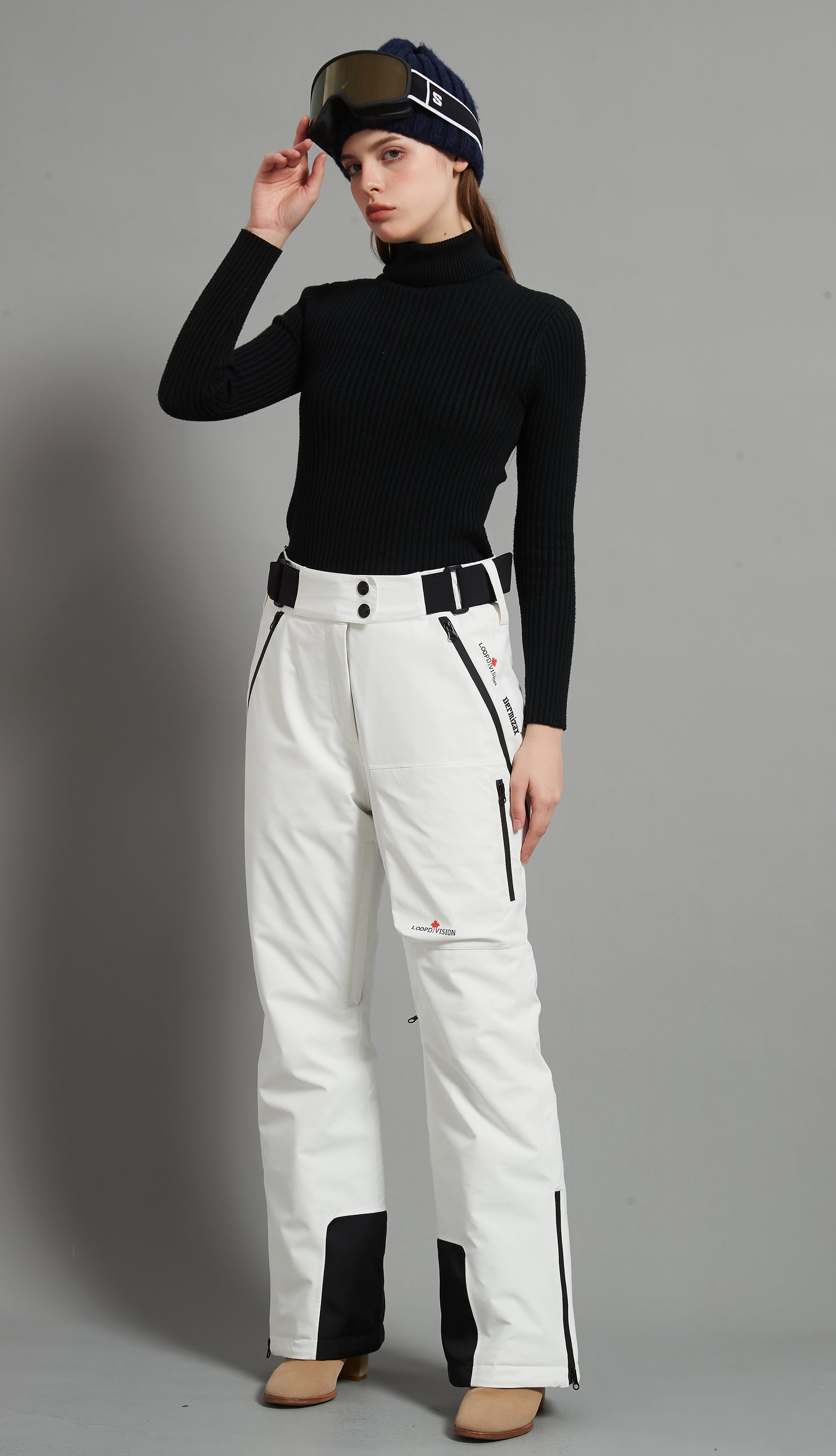 Whistler-F Lady Ski Pant Insulated 3L Dermizax 20K White