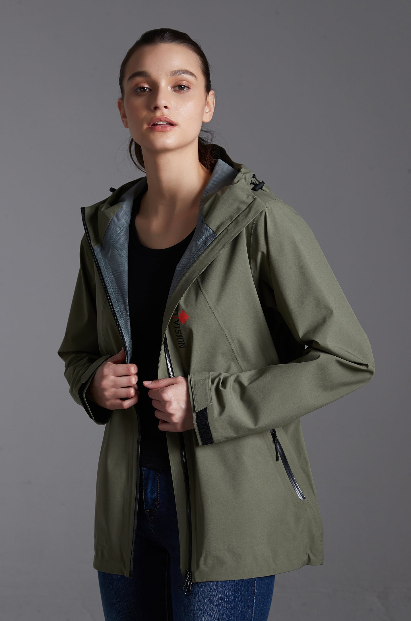 Maya Lady Soft Shell Jacket 2.5L Olive Green