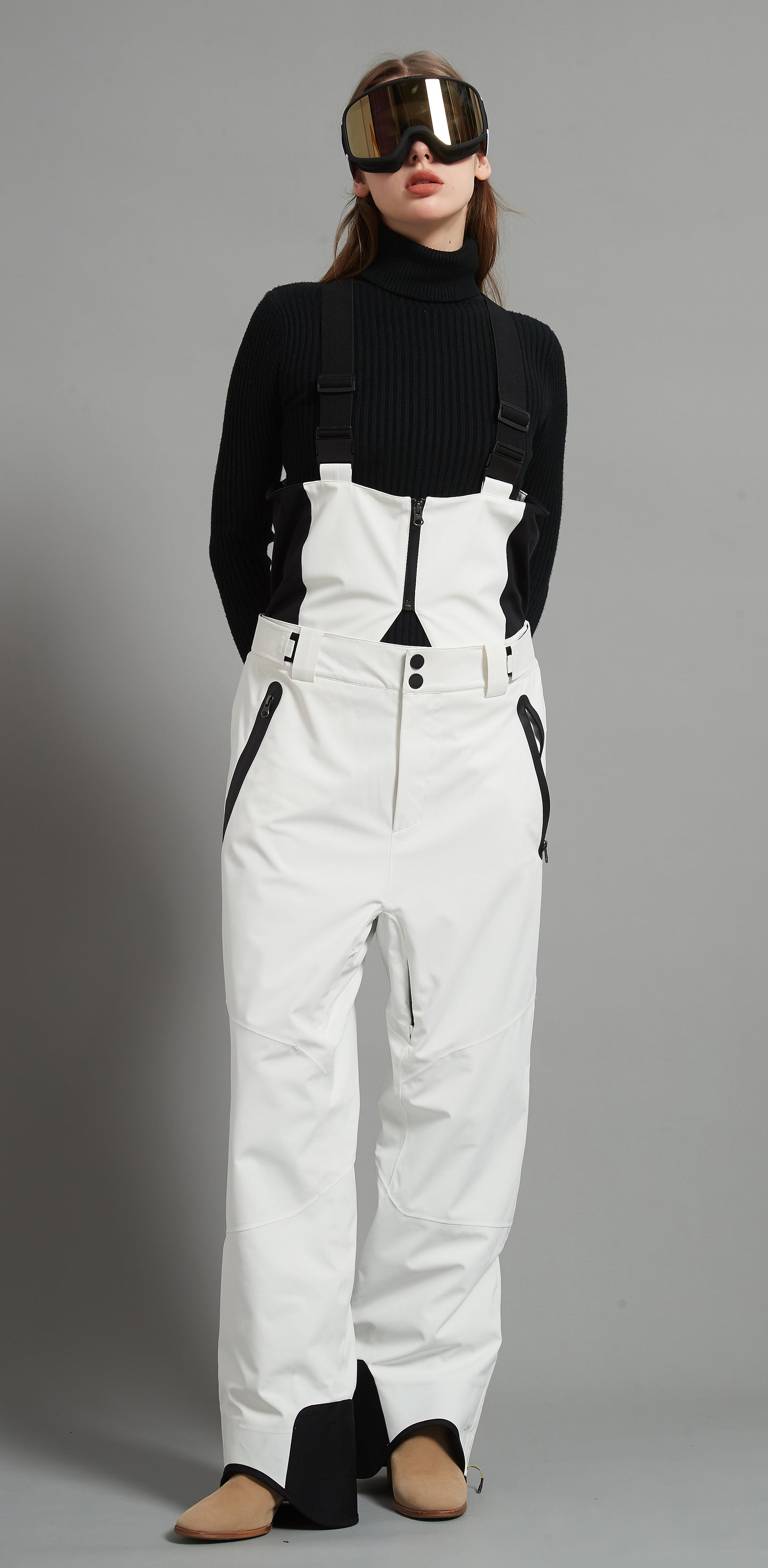 Laval-F Lady Ski  Bib Pant Insulated 3L Dermizax 20K White