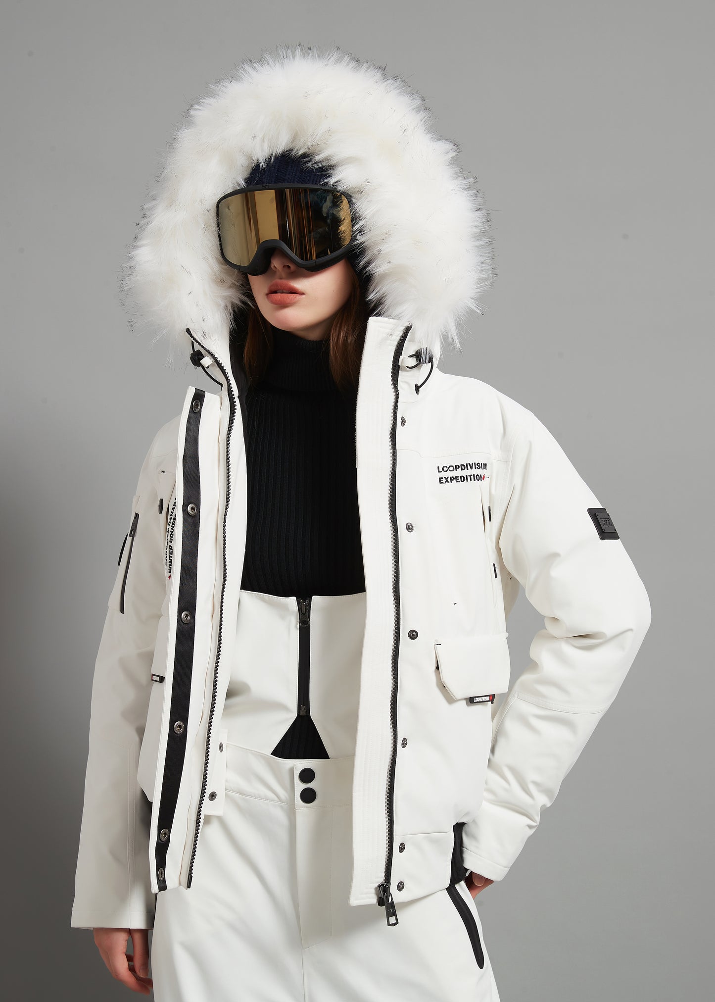 Anita Skidual Lady Ski Jacket Insulated 3L Dermizax 20K White