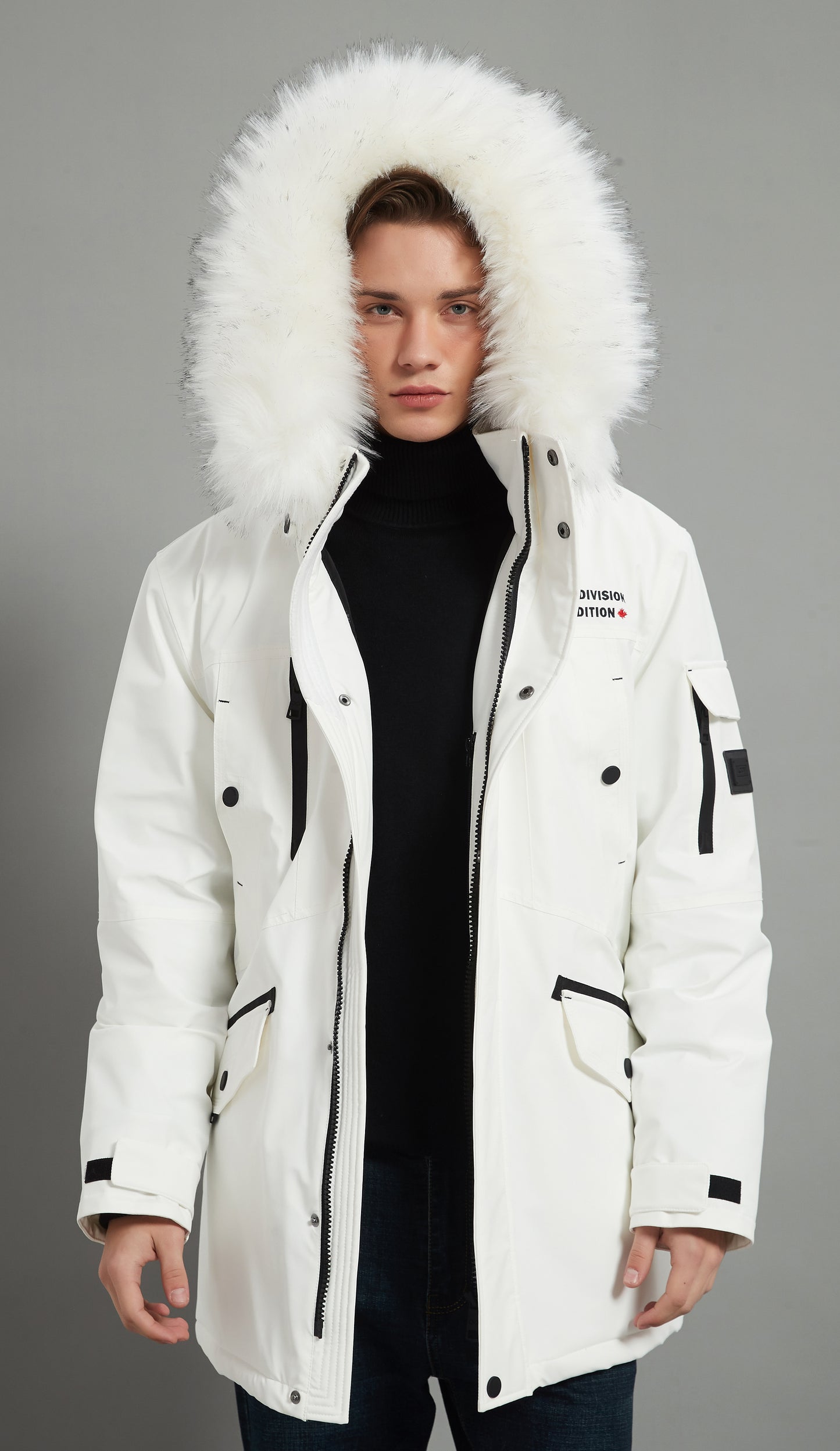 Roger Homme Veste Isolée Blanc