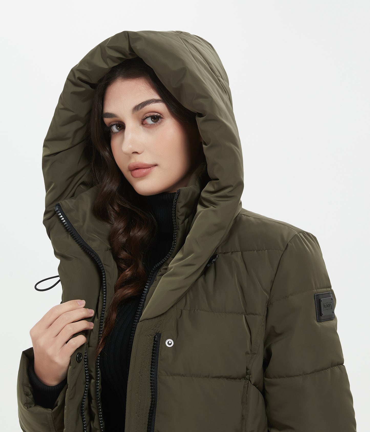Mary Lady Insulated Jacket Khaki