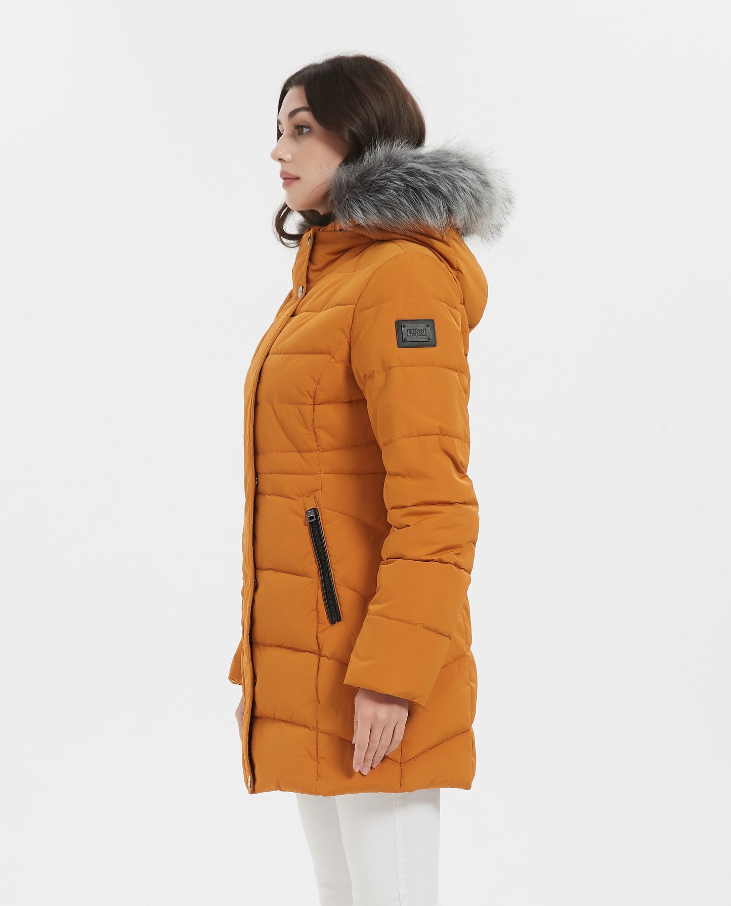 Veste isolée Kathleen Lady jaune moutarde
