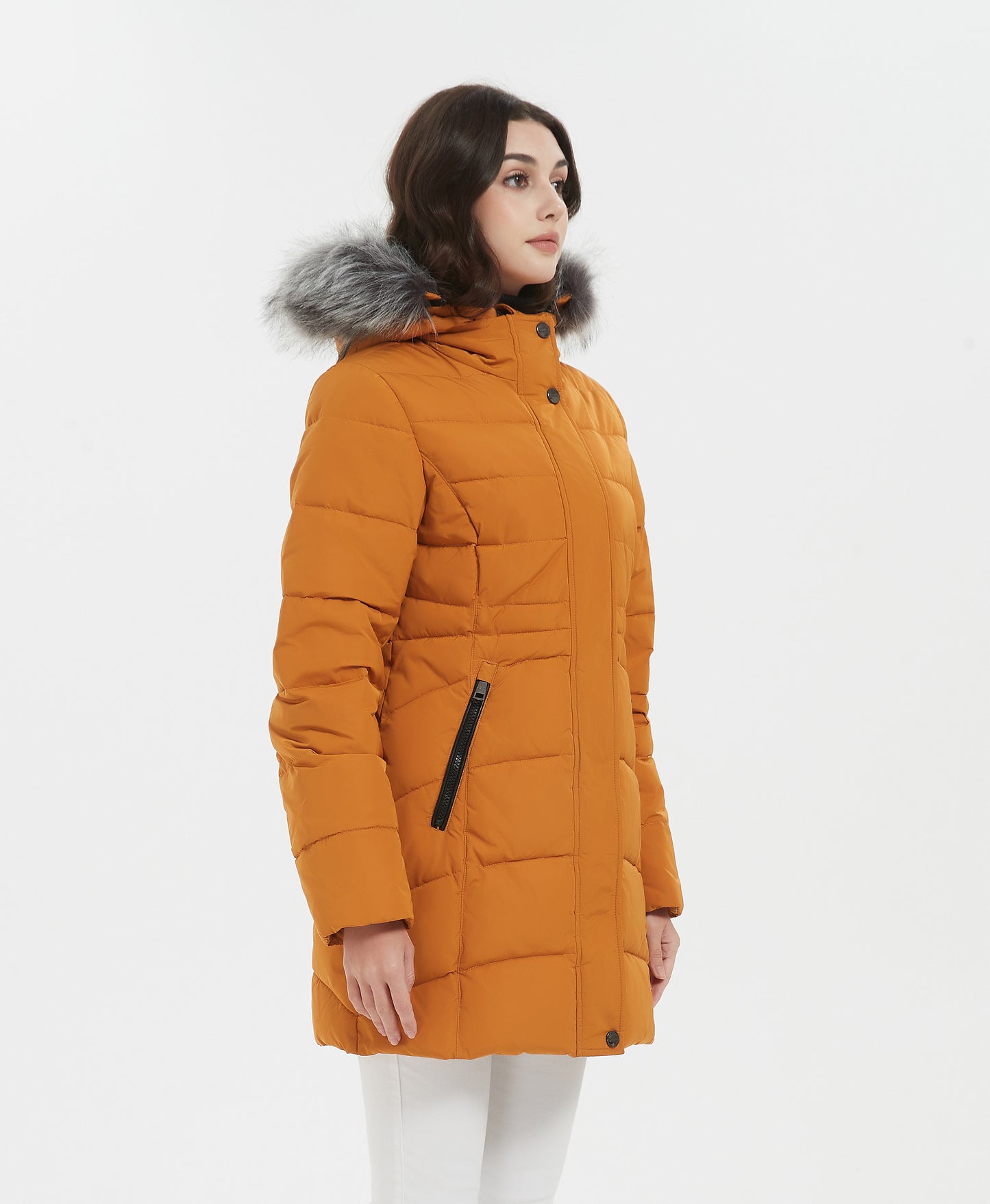 Veste isolée Kathleen Lady jaune moutarde
