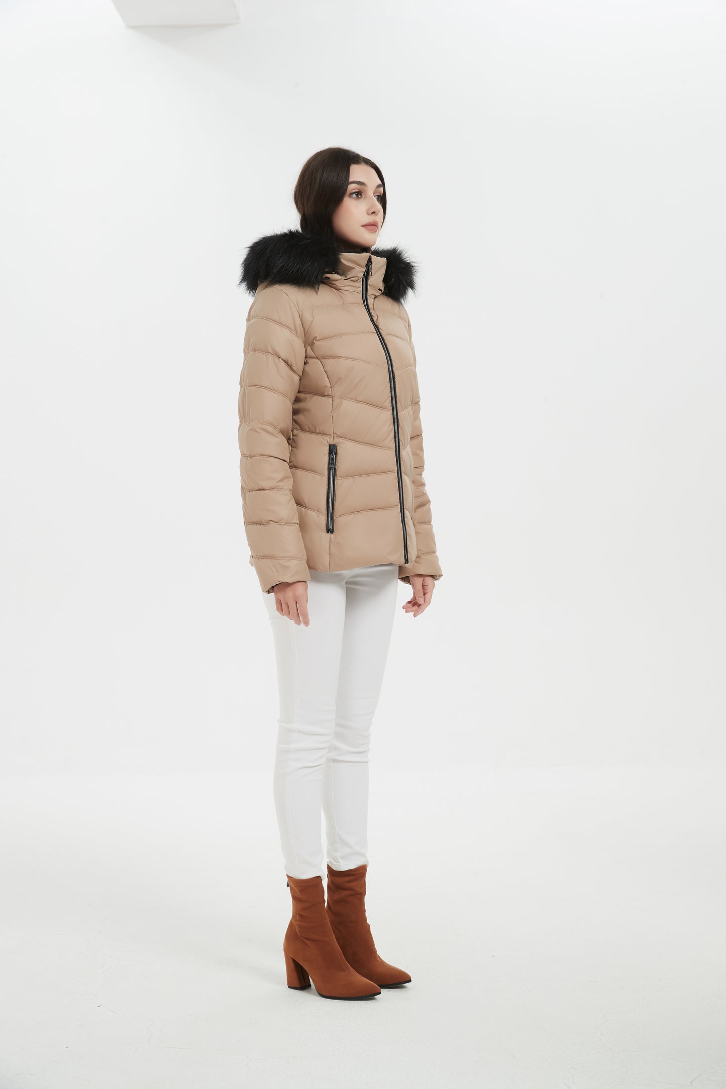 Jess Women Insulated Jacket Camel