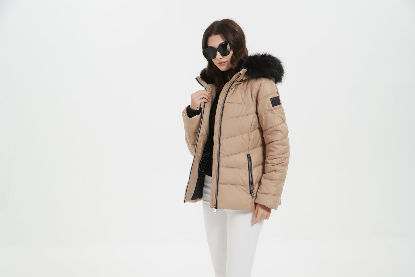 Jess Women Insulated Jacket Camel