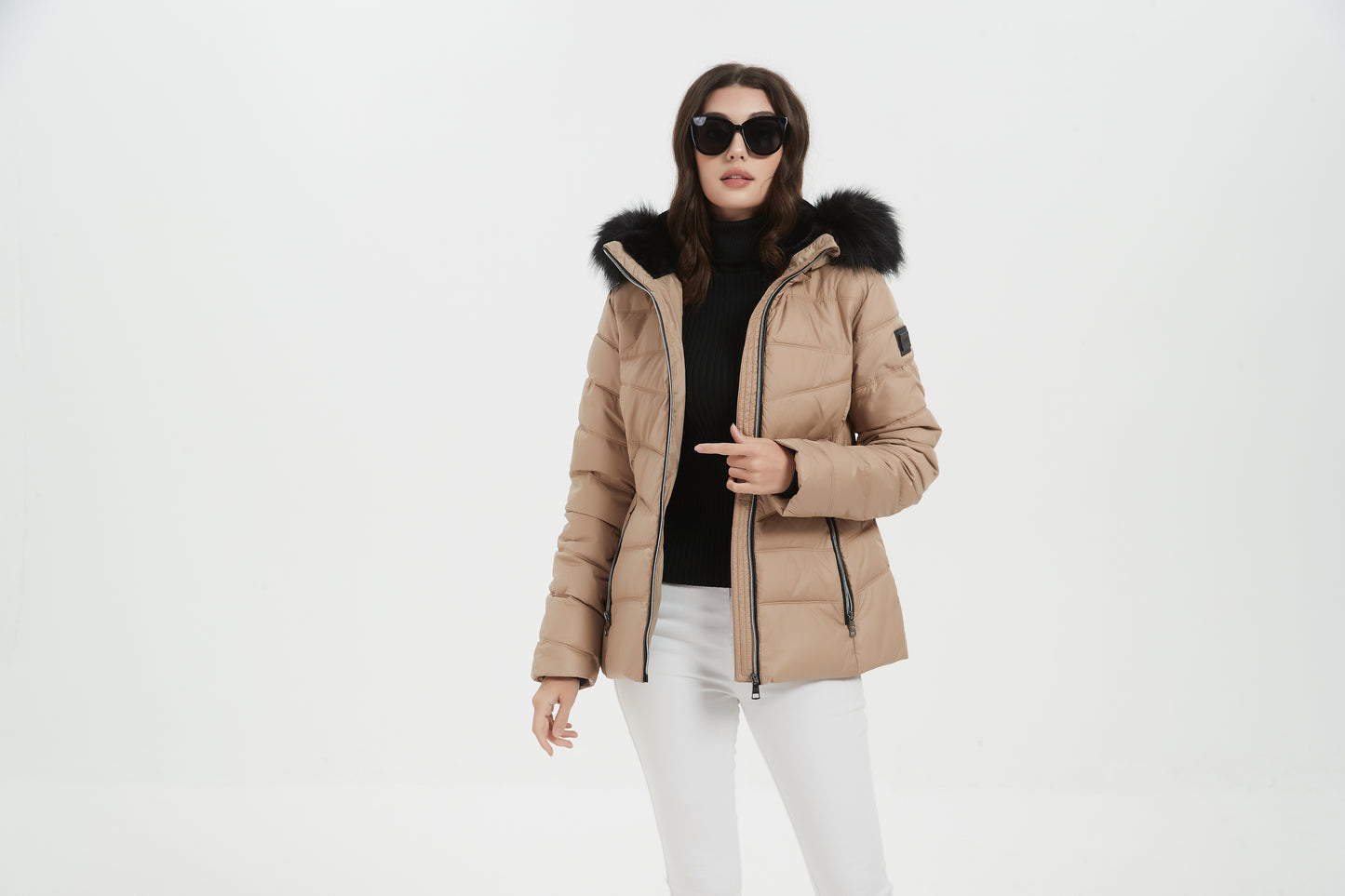 Jess Women Insulated Jacket Camel