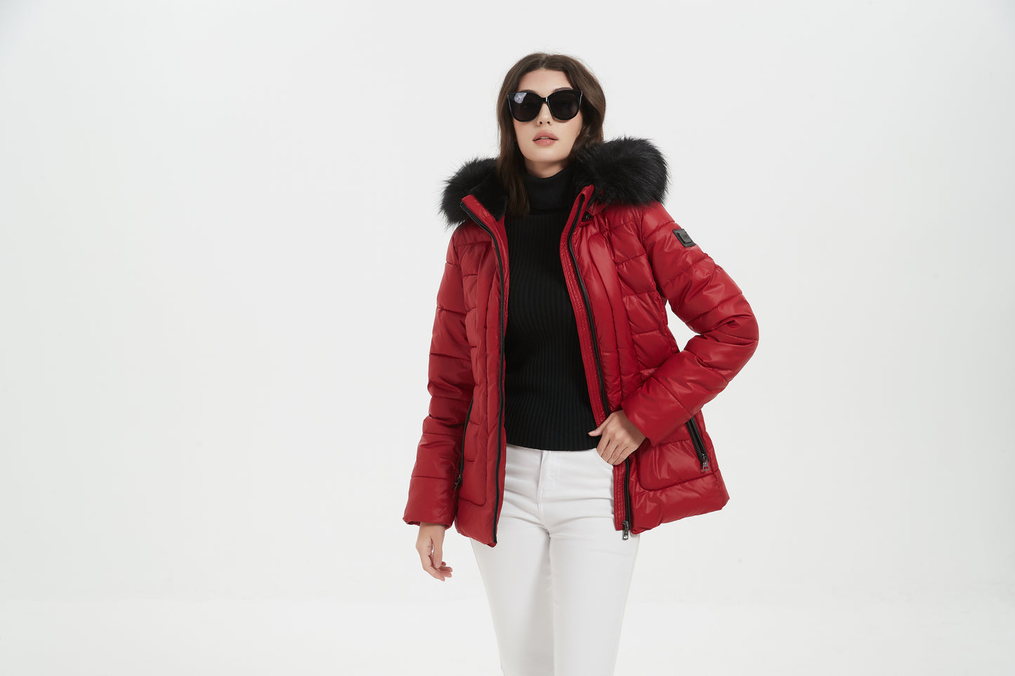Janet Women Insulated Jacket Red