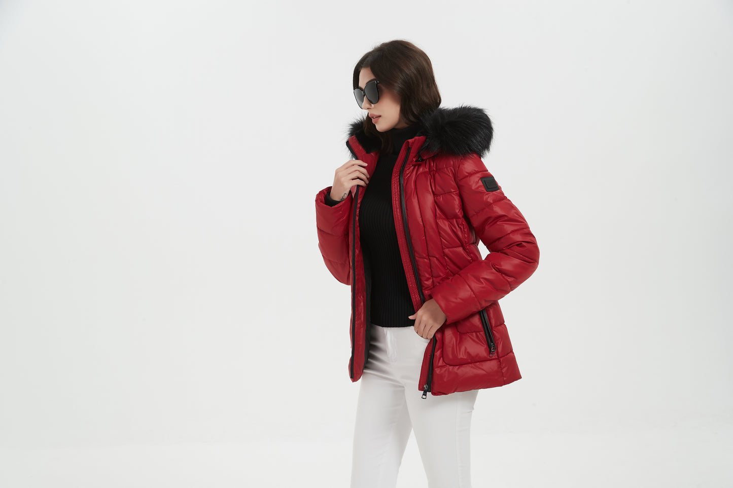 Janet Women Insulated Jacket Red
