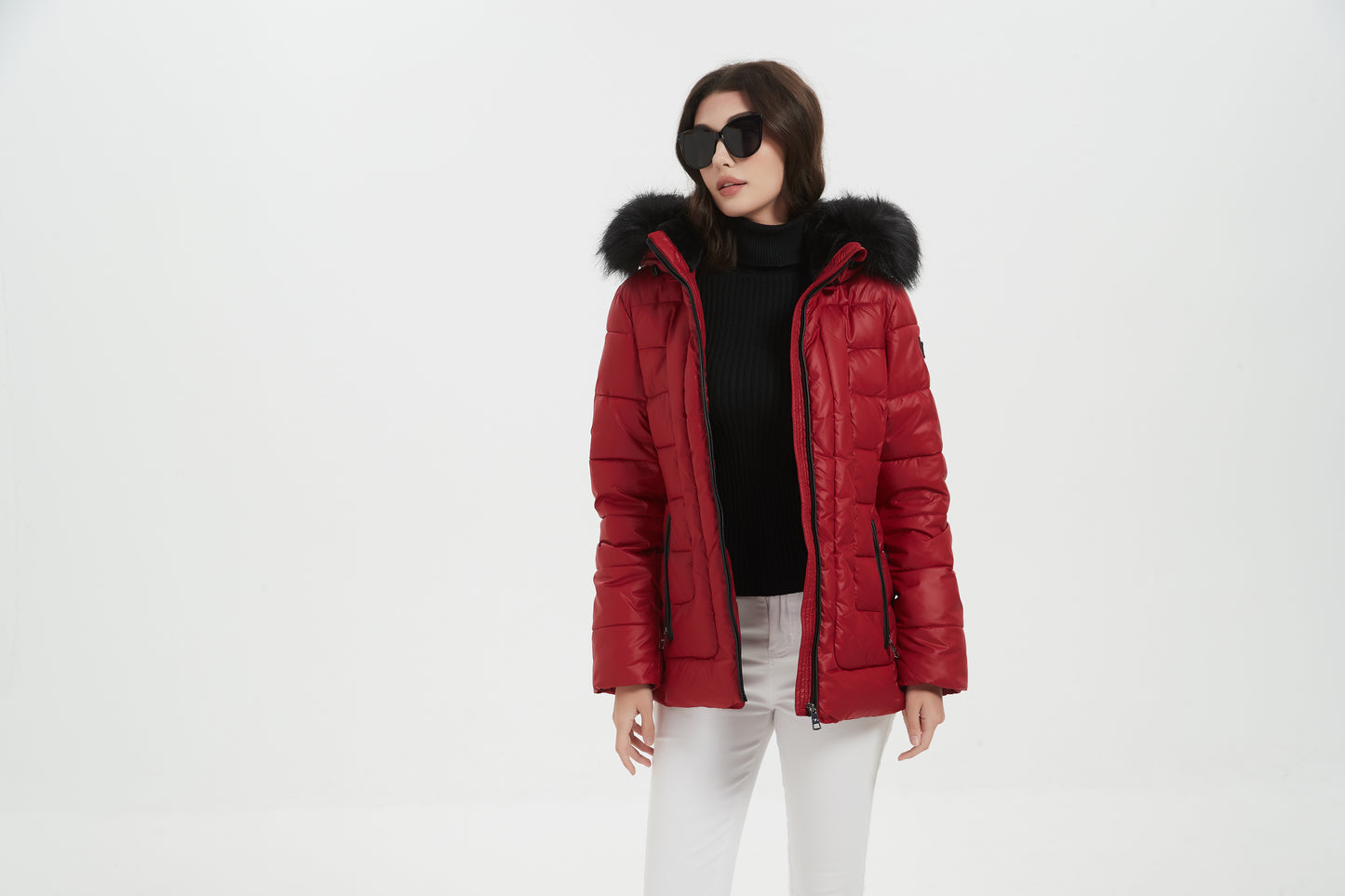 Janet Women Insulated Jacket Red