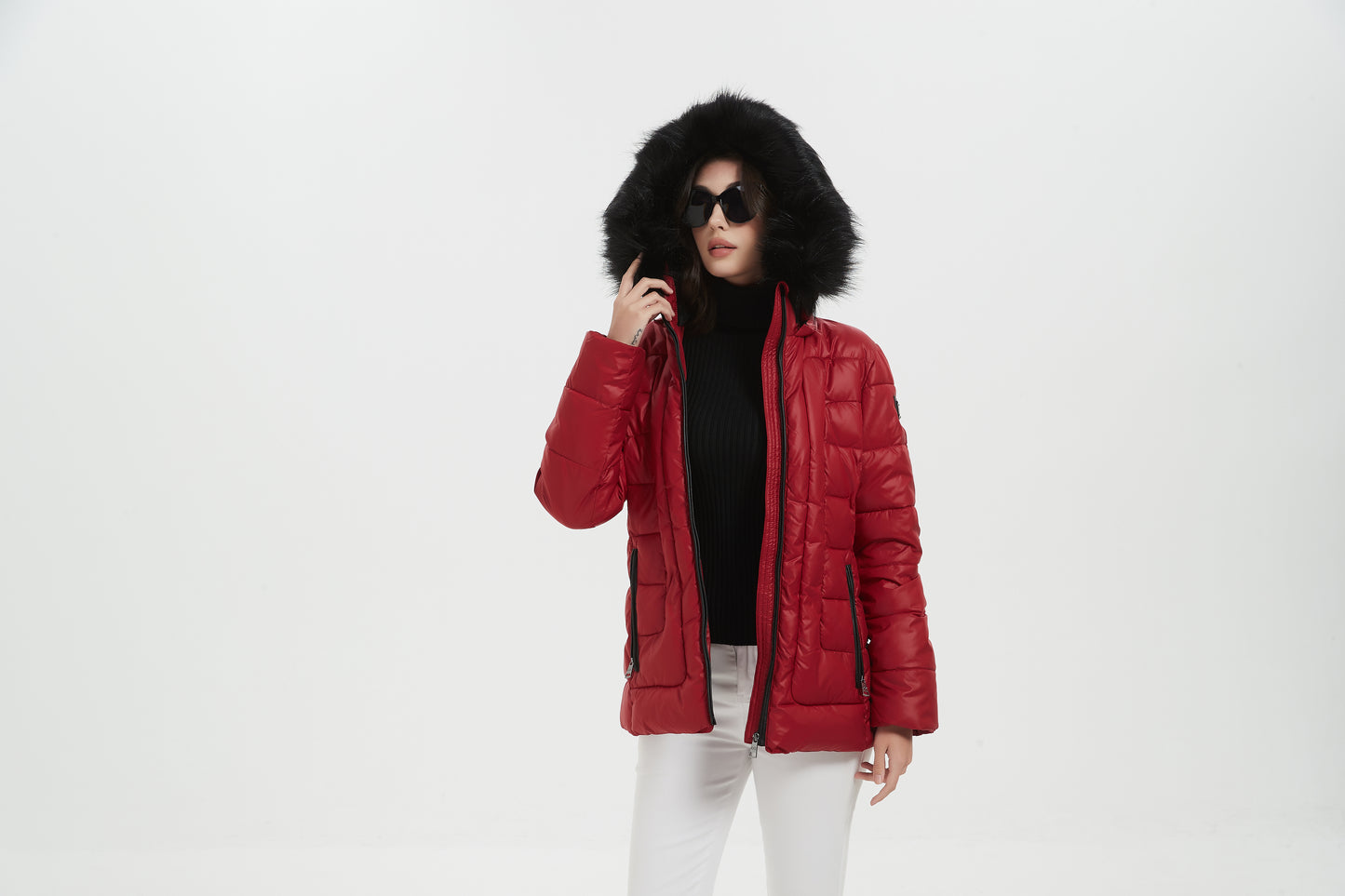 Janet Women Insulated Jacket Red