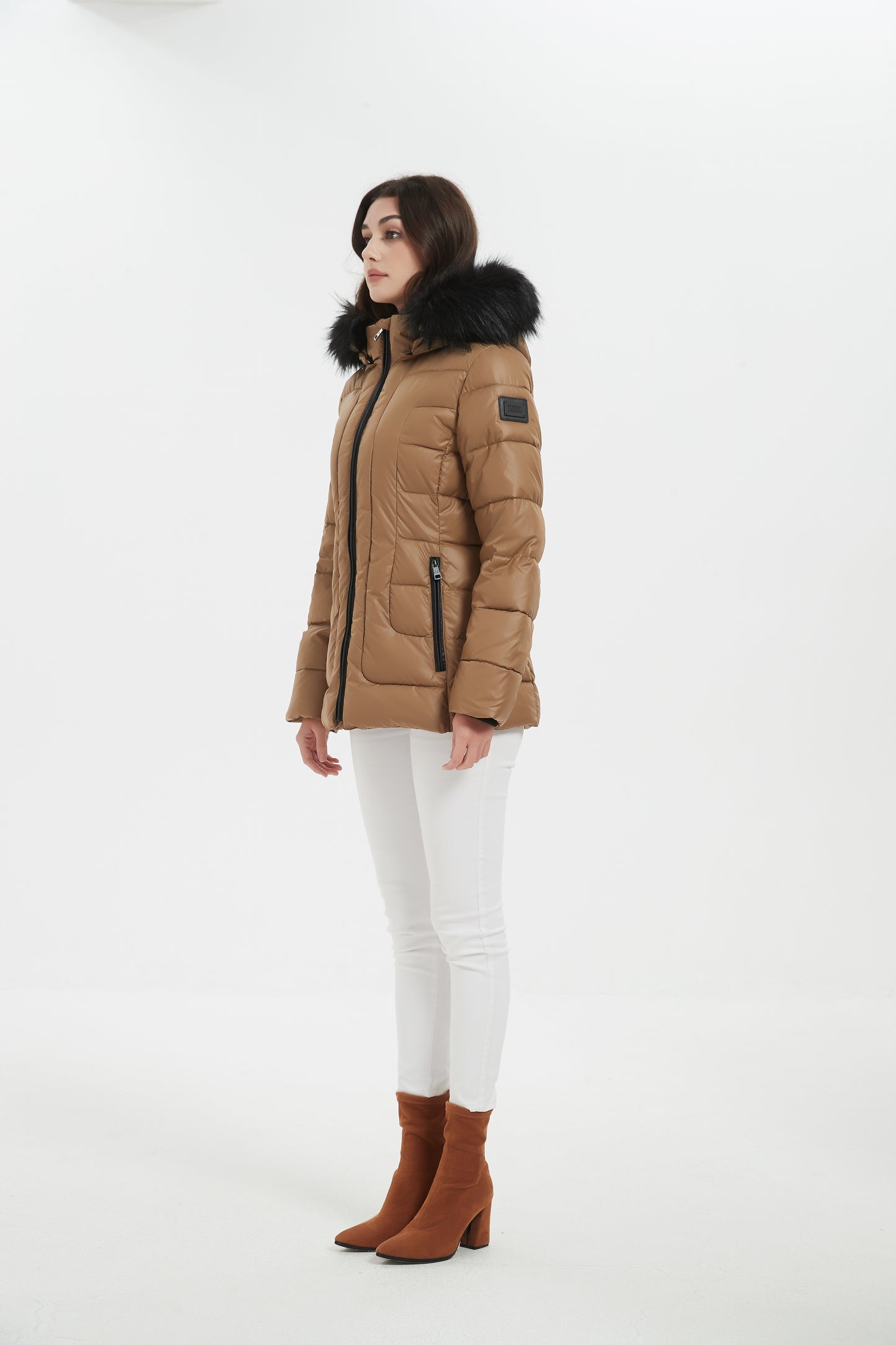 Janet Women Insulated Jacket Camel