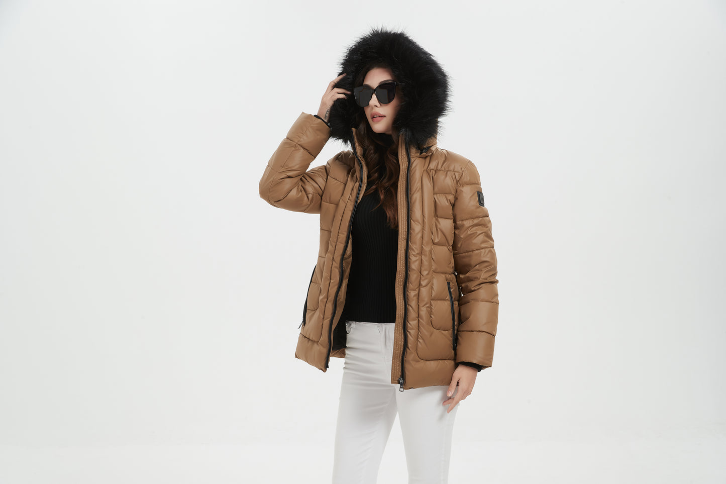 Janet Women Insulated Jacket Camel