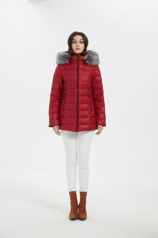 Cara Women Insulated Jacket Red