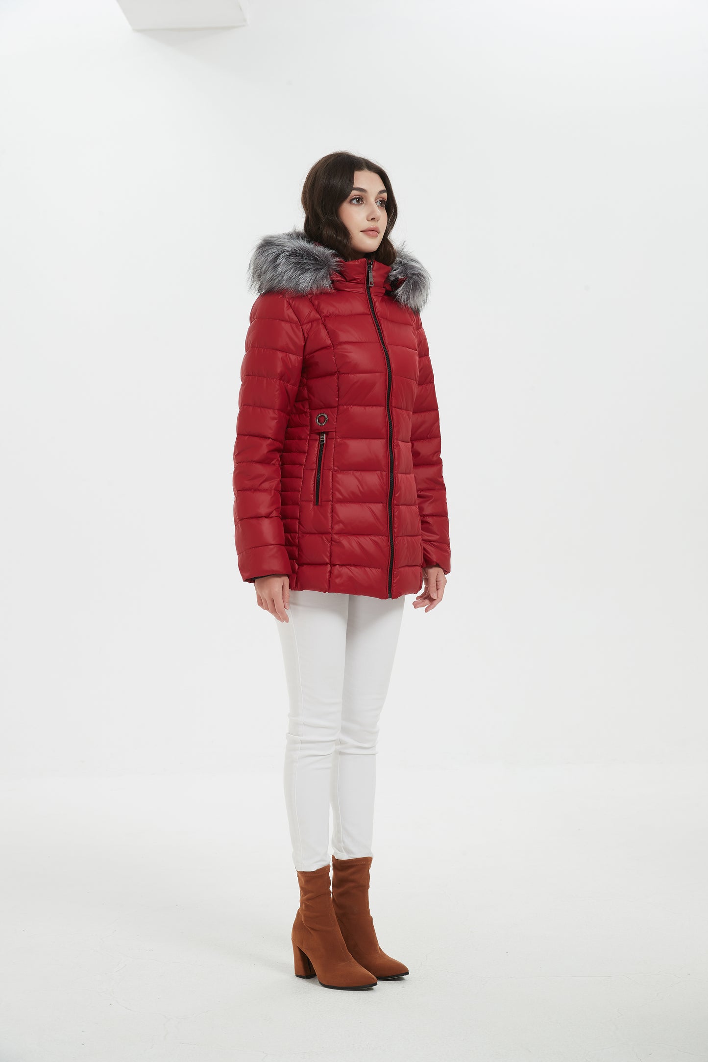 Cara Women Insulated Jacket Red
