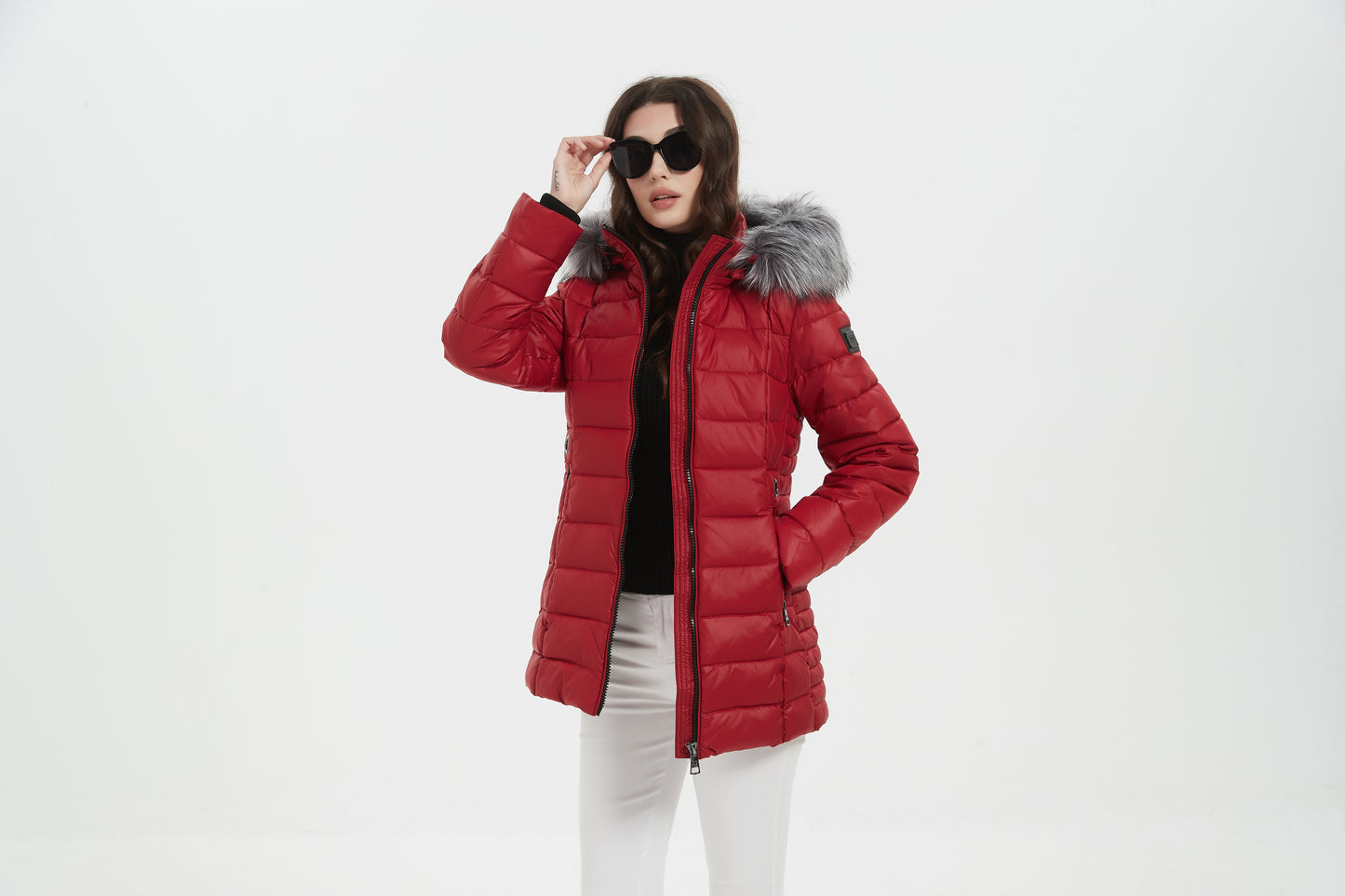 Cara Women Insulated Jacket Red
