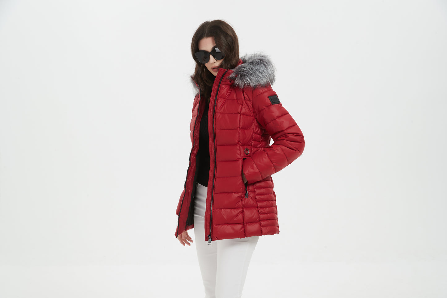 Cara Women Insulated Jacket Red