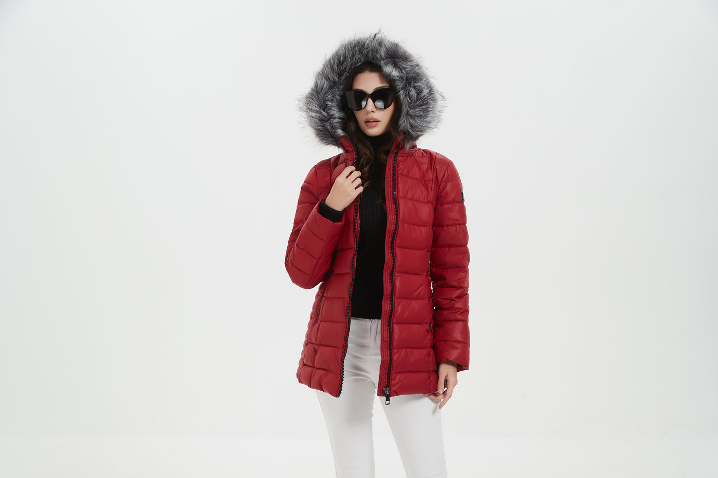 Cara Women Insulated Jacket Red