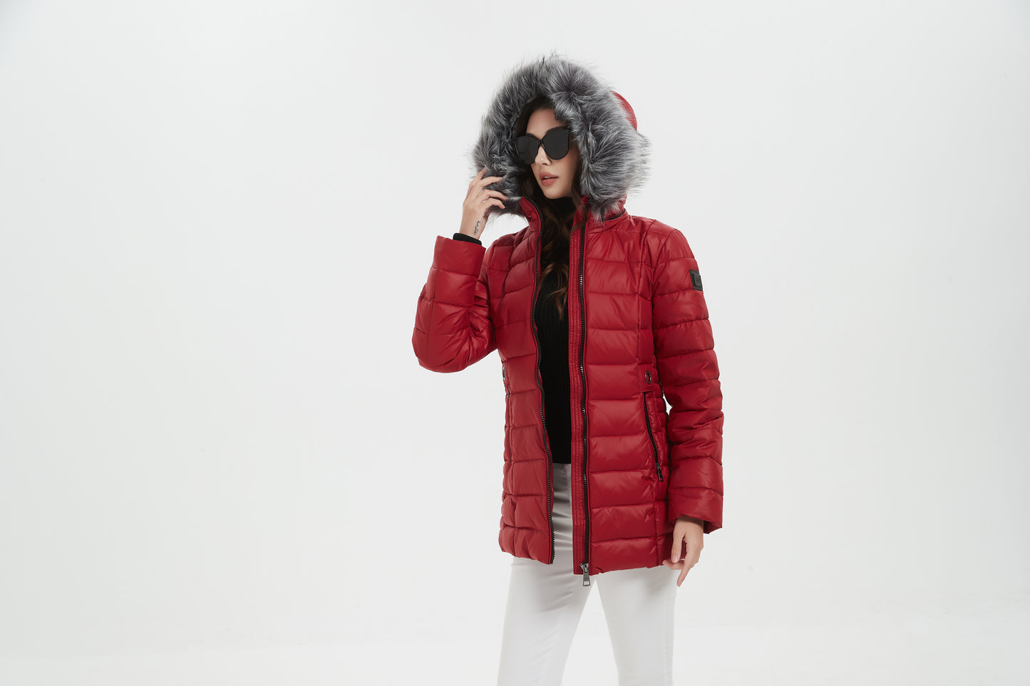 Cara Women Insulated Jacket Red