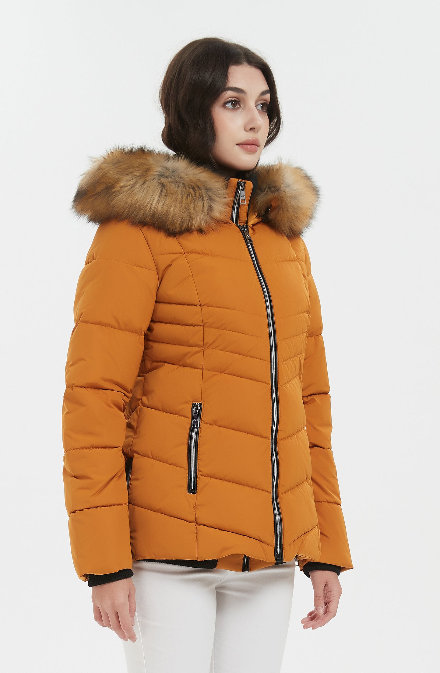 Dorothy Lady Insulated Jacket Mustard Yellow