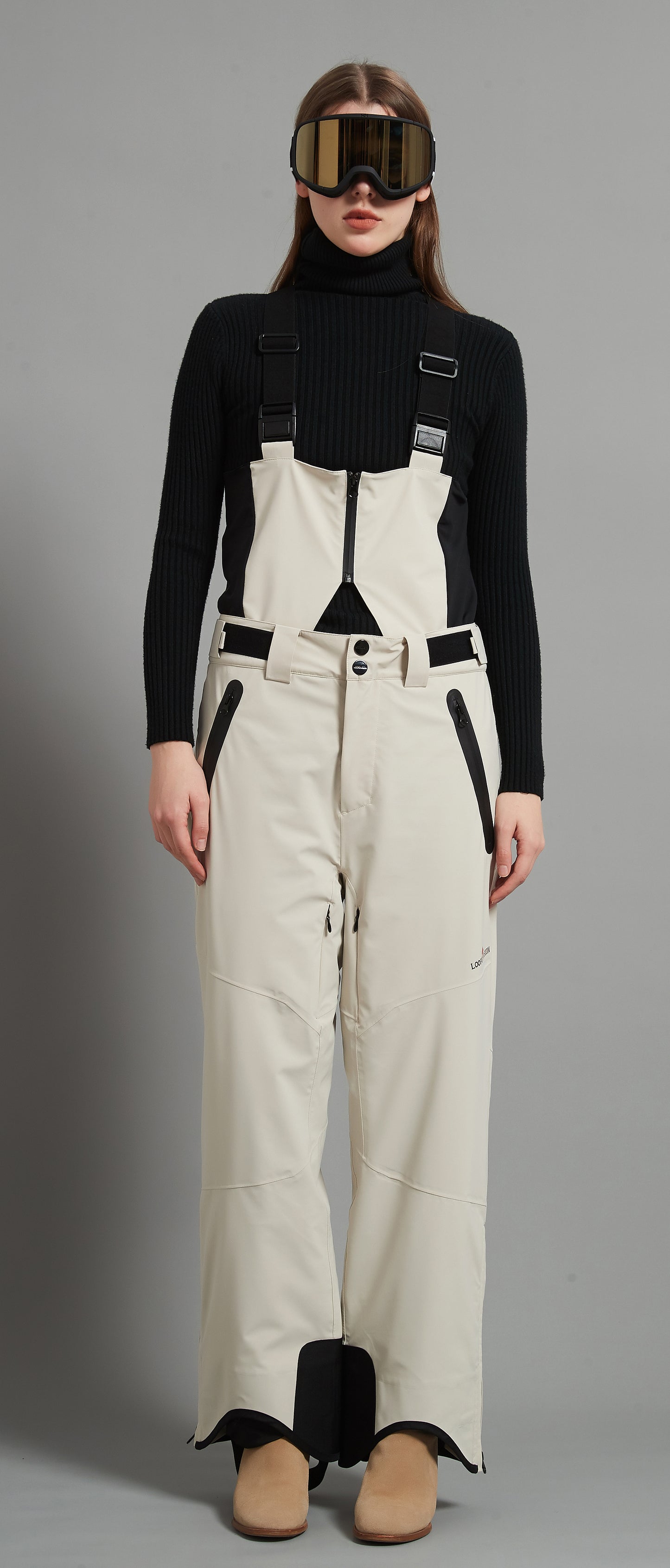 Laval-F Lady Ski  Bib Pant Insulated 3L Dermizax 20K Khaki