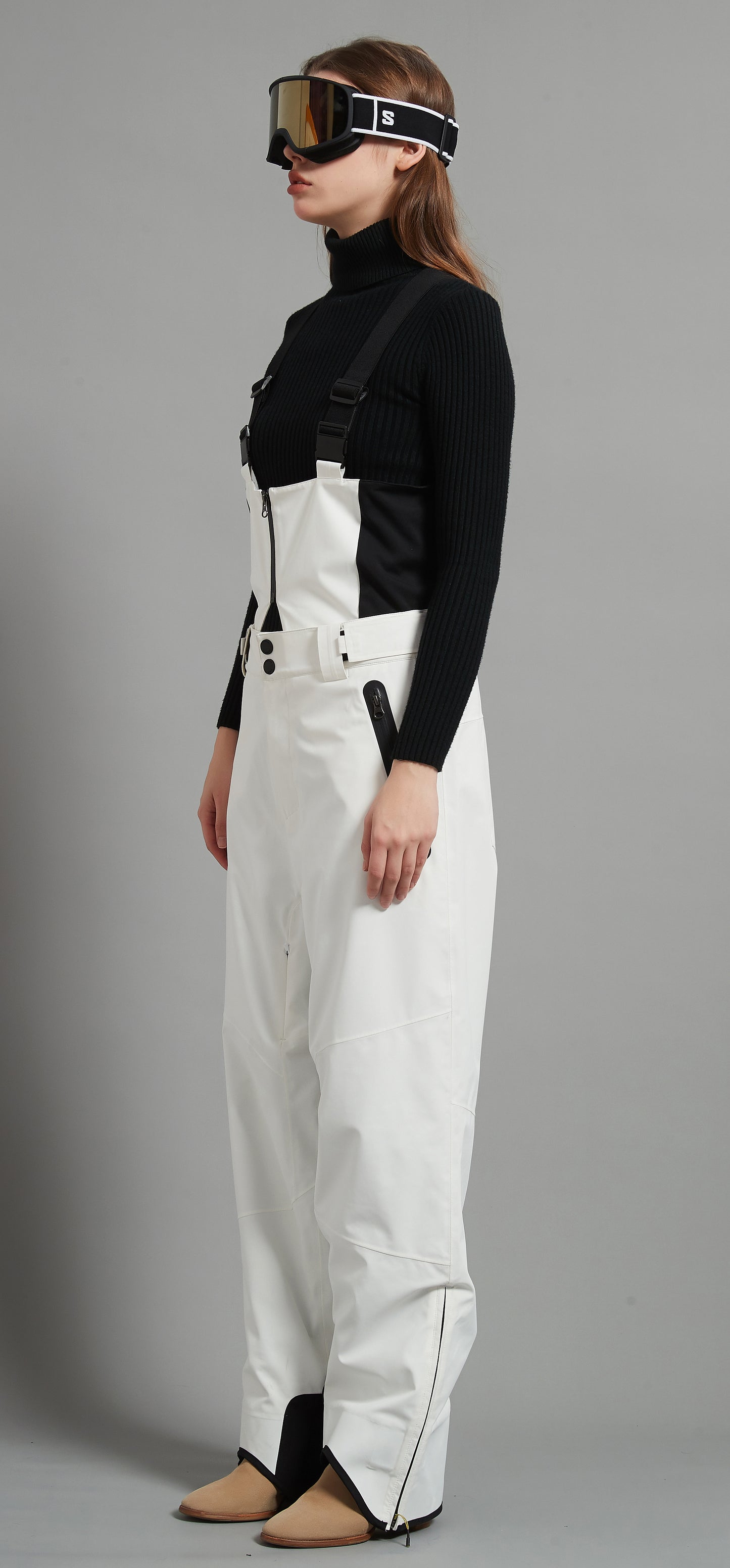 Laval-F Lady Ski  Bib Pant Insulated 3L Dermizax 20K White