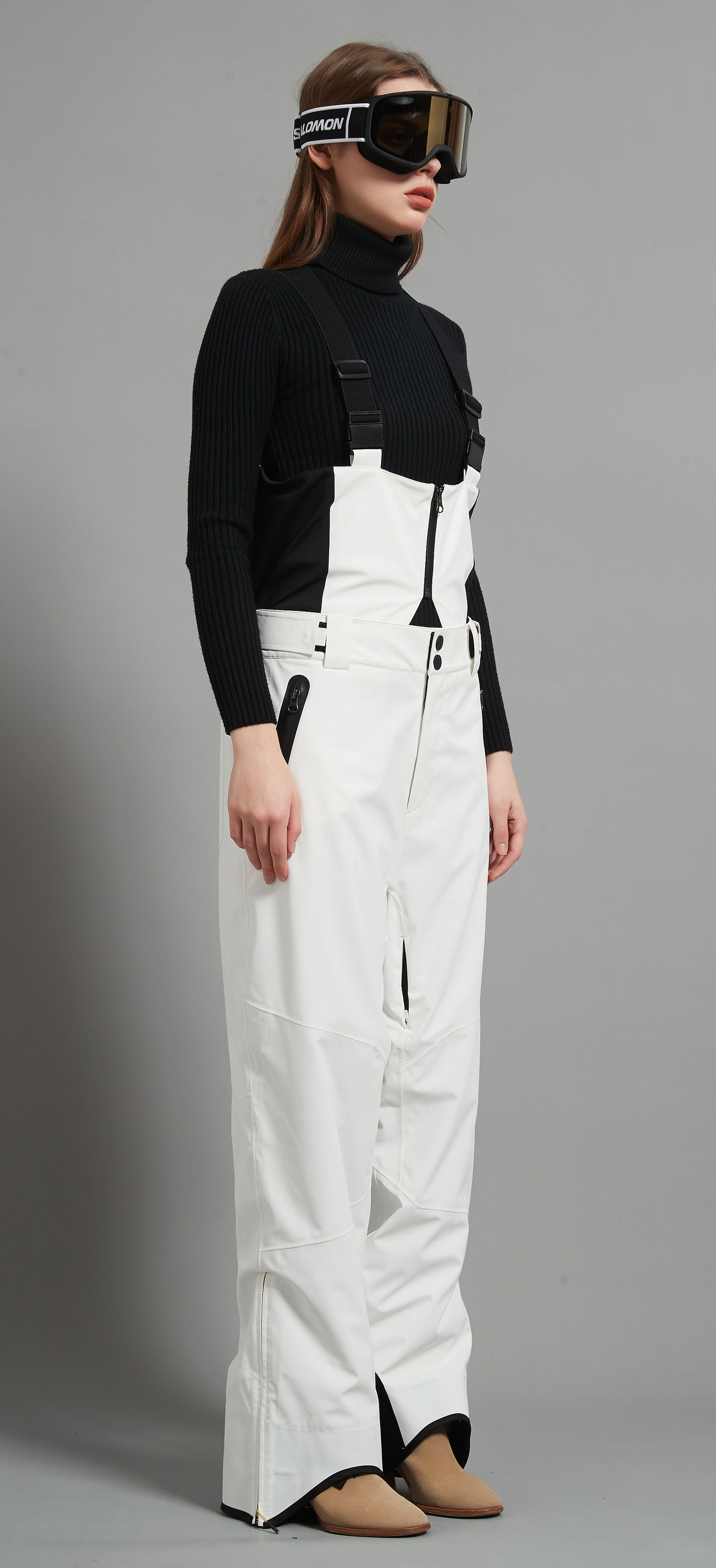 Laval-F Lady Ski  Bib Pant Insulated 3L Dermizax 20K White