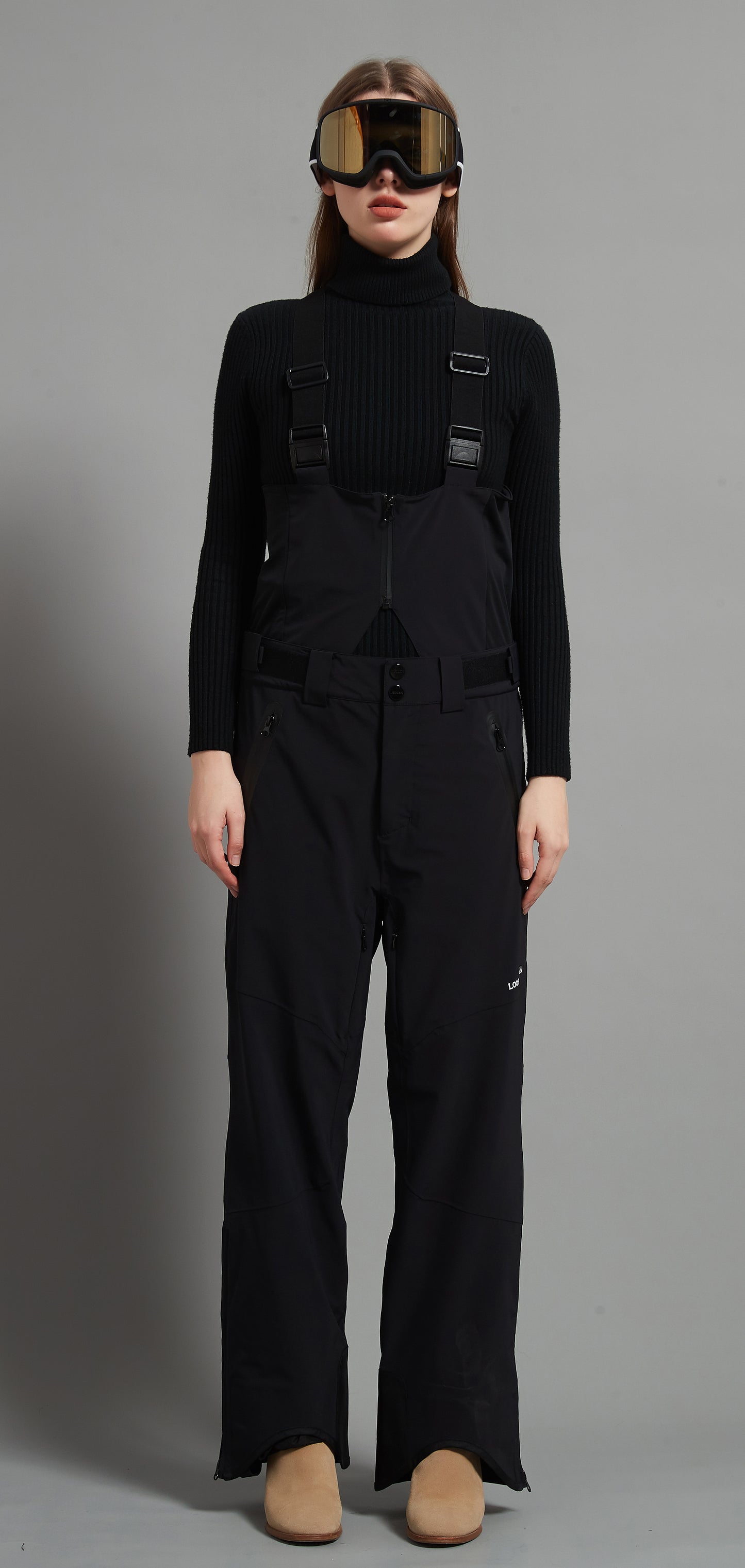 Laval-F Lady Ski Bib Pant Insulated 3L Dermizax 20K Black
