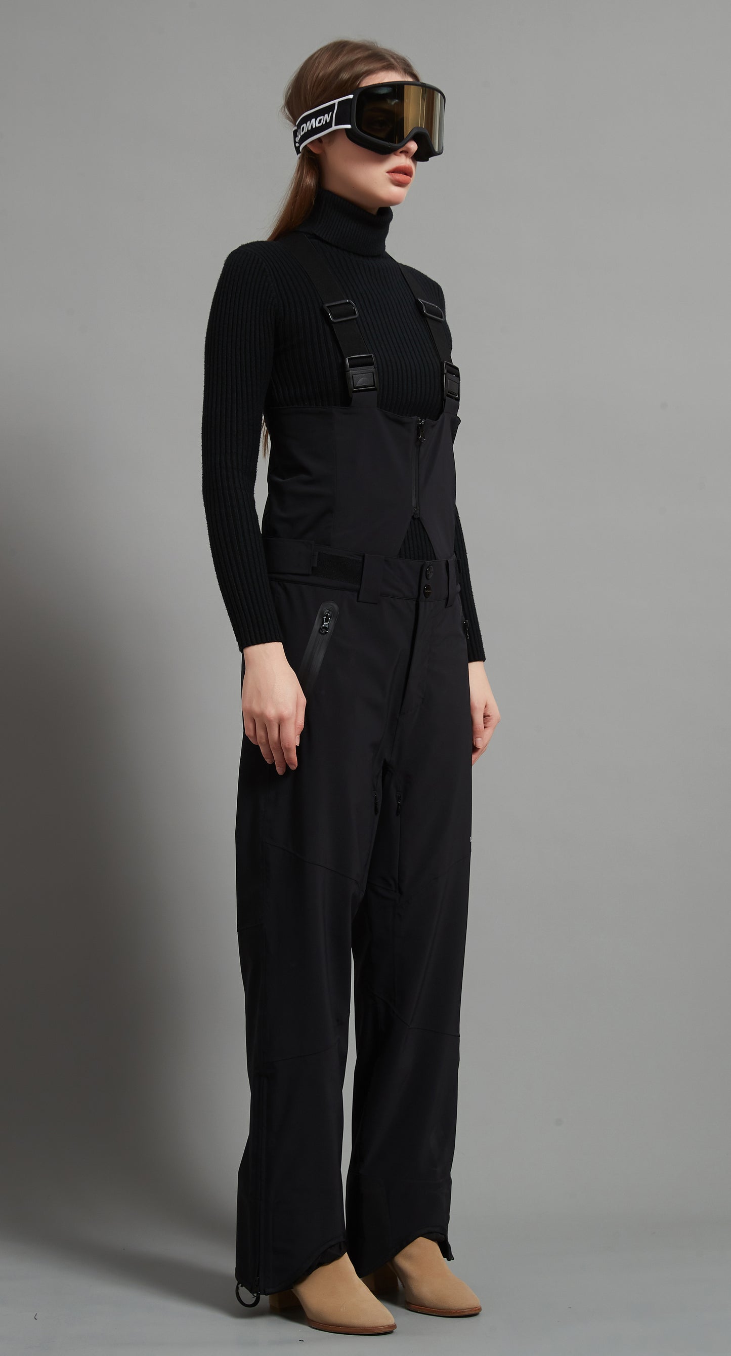 Laval-F Lady Ski Bib Pant Insulated 3L Dermizax 20K Black